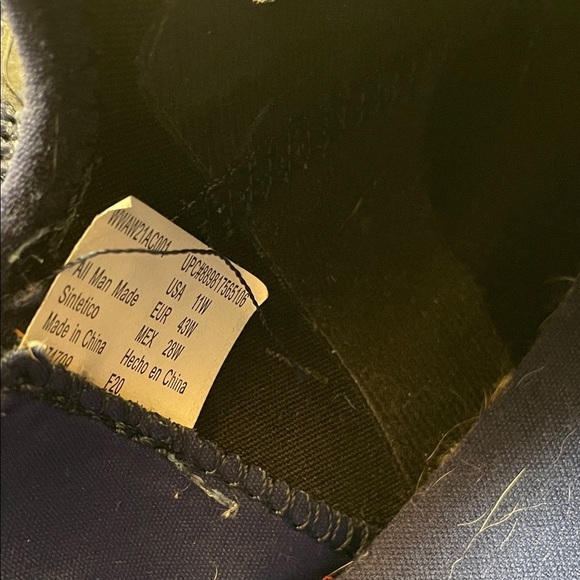 Athletic Works Dark Blue Knit Sneakers - Picture 8 of 11